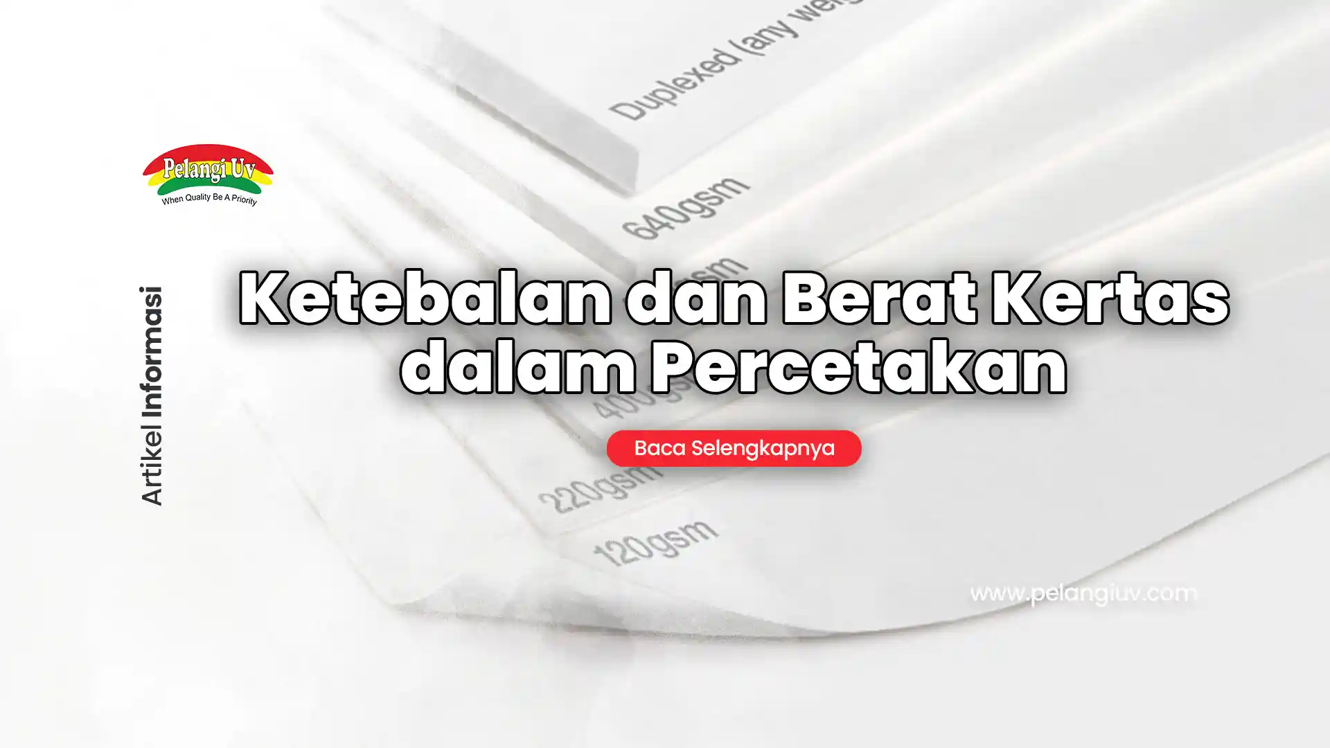 Paper Thickness and Weight in Printing